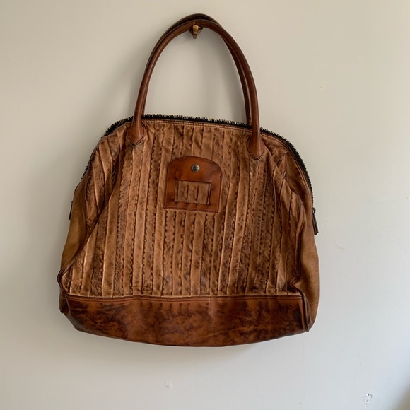 Artisanal Italian leather tote bag - Picture 1 of 4